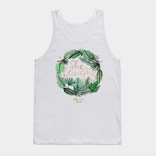 She Laughs Tank Top